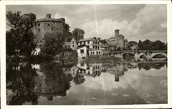 Castillo del viejo hombre de Clisson Notre Dame de la POSTAL de la VENDIMIA