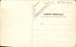 VINTAGE POSTCARD Borough De Batz Notre Dame of the Mulberry tree and Church