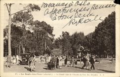 VINTAGE POSTCARD La Baule Pines the Round not of L entered of the park of Dryades