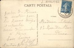 VINTAGE POSTCARD Nantes With the Botanical garden casting