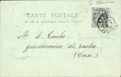 POSTAL Le Havre de la VENDIMIA el jardin público y la calle de Paris