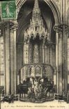 VINTAGE POSTCARD Rouen Bonsecours Church the Pulpit