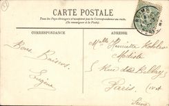 VINTAGE POSTCARD Rouen L Church St Reiny the Tomb and the nave