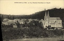 VINTAGE POSTCARD Notre Dame on Vire Transfers It L Hotel trade Notre Dame and the Vault