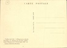 VINTAGE POSTCARD Marcilhac Bell tower and ruins of L abbey church