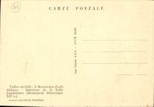 VINTAGE POSTCARD Valley of That Marcilhac Interior Abbey of the Chapter house