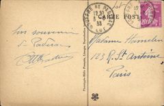 VINTAGE POSTCARD Padirac Well of the Step of the Crocodile