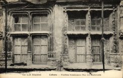 VINTAGE POSTCARD Cahors Windows Renaissance Street Of the boulevards