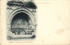 VINTAGE POSTCARD Northern Cahors Gate of the Cathedral