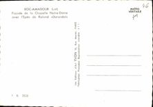 CPM Rocamadour Facade de la Chapelle Notre Dame avec l epee de Roland Durandal