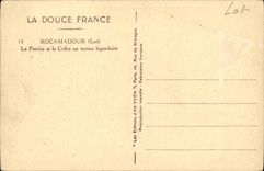 CPA Rocamadour Le porche et le coffre au verrou legendaire 