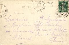 VINTAGE POSTCARD Enghien Les Bains the Lake and the Casino Fishing Boats