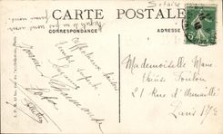 VINTAGE POSTCARD Enghien les Bains Seen of the Casino