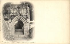 CPA Chambery Portail de L Eglise St Dominique 