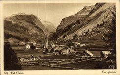 CPA Val I Isere Vue Generale