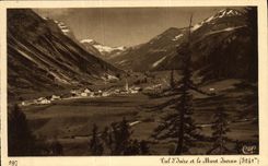 CPA Val I Isere et le Mont Iseran