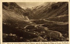 CPA Route du Val d Isere au col de L Iseran pres de la Source de l Isere et le pont St Charles