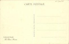 VINTAGE POSTCARD With the collar of Balsam green Needles and Thickly and Mont Blanc