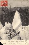 CPA Chamonix Seracs de la Jonction Route du Mont Blanc et le Brevent alpinisme 