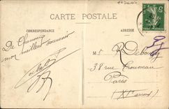 VINTAGE POSTCARD Massive Chamonix of Mont Blanc Sea of Ice