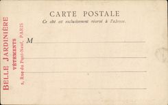 VINTAGE POSTCARD the Paris old man the great degree of Sainte the Garden Beautiful Vault