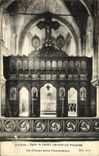 VINTAGE POSTCARD Paris Church of Julien Saint Poor chorus with L iconoclast