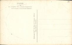 VINTAGE POSTCARD Paris L Church German St L Auxerre native