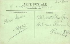 VINTAGE POSTCARD Melun the Bridge of Chatelet