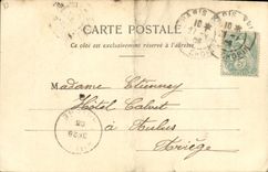 CPA Fontainebleau Vue du Canal