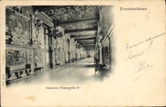 CPA Fontainebleau Galerie Francois 1er
