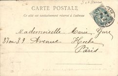 CPA Foret Fontainebleau Passage Denecourt