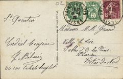 St Quentin de la POSTAL de la VENDIMIA el jardin público