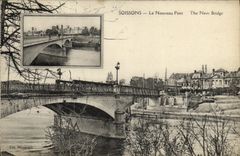 CPA Soissons Le Nouveau Pont