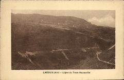 VINTAGE POSTCARD Lacoux Line of the Hauteville Tram