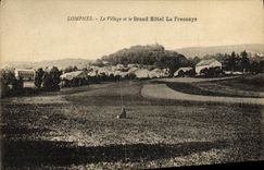 VINTAGE POSTCARD Lompnes the Village and the Large Hotel Fresnaye