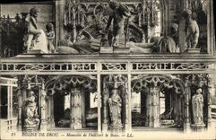CPA Bourg de Eglise Mausolee de Philibert le Beau