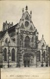 CPA Bourg de Eglise Facade de L Eglise 