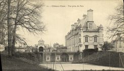 CPA Anet Chateau Vue Prise du Parc Tennis
