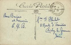 Camara acorazada St  Louis de Dreux de la POSTAL de la VENDIMIA entrada del parque