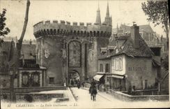 CPA Chartres La Porte Guillaume Buvette cavalier 