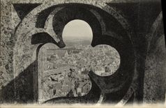 CPA Chartres Vue prise du clocher de la cathedrale