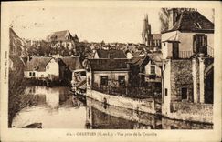 CPA Chartres Vue Prise de la Courtille