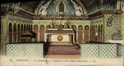 CPA Chartres La Cathedrale Chapelle de Notre Dame sous Terre