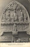 CPA Musee de Sculpture Cathedrale de Chartres Tympan Central du Porche sud vers 1230