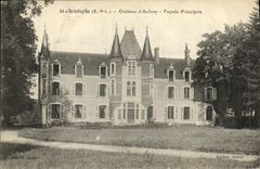 CPA St Christcphe Chateau d Aulnay Facade Principale
