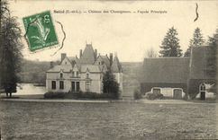 CPA Soize Chateau des Chataigniers Facade Principale