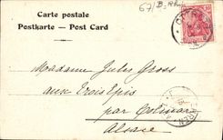 VINTAGE POSTCARD Hotel St Jacques