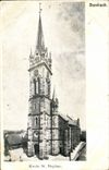VINTAGE POSTCARD Dambach Kirche St Stephan