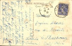 VINTAGE POSTCARD Schirmeck View Seen from of Schlossberg