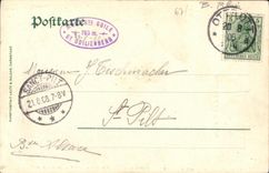 CPA St Odilien Standbild der heil Odilie